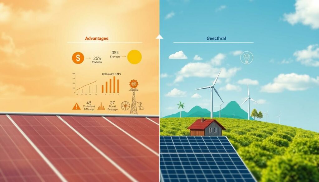 Solarstrom Vor- und Nachteile im Vergleich zu anderen erneuerbaren Energien